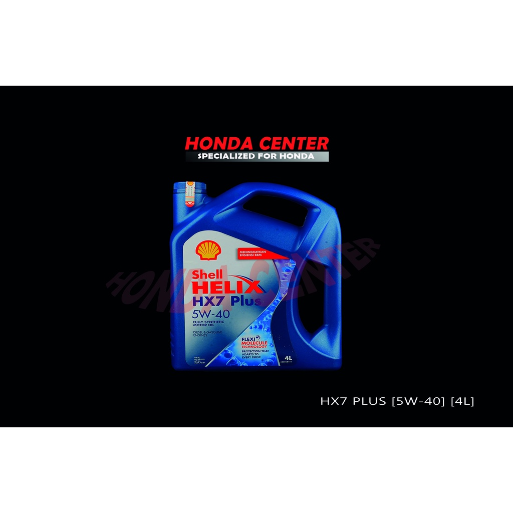 oli shell helix HX7 plus 5W-40 galon di jamin 100% original