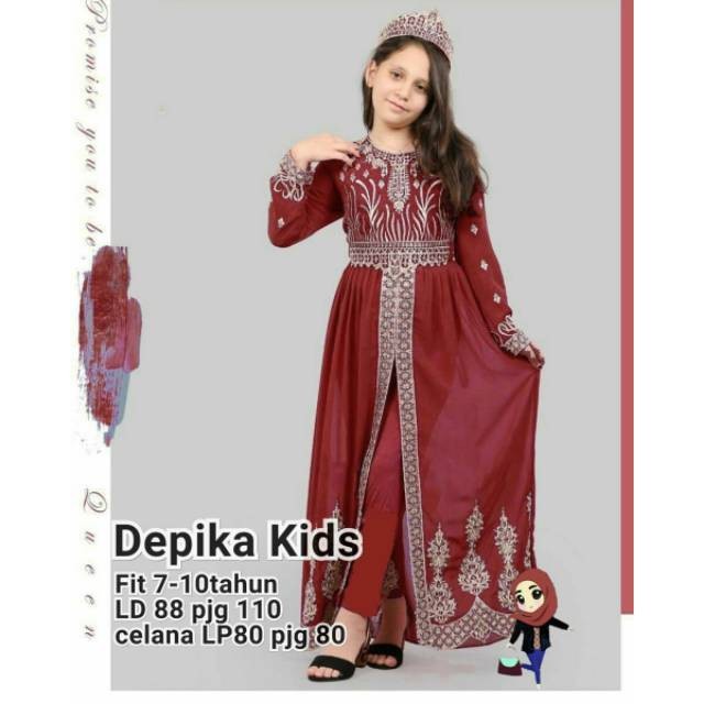 pStore88 - DEPIKA KIDS / STELAN BAJU ANAK / SET INDIA / GAMIS ANAK / BAJU MUSLIM 2648