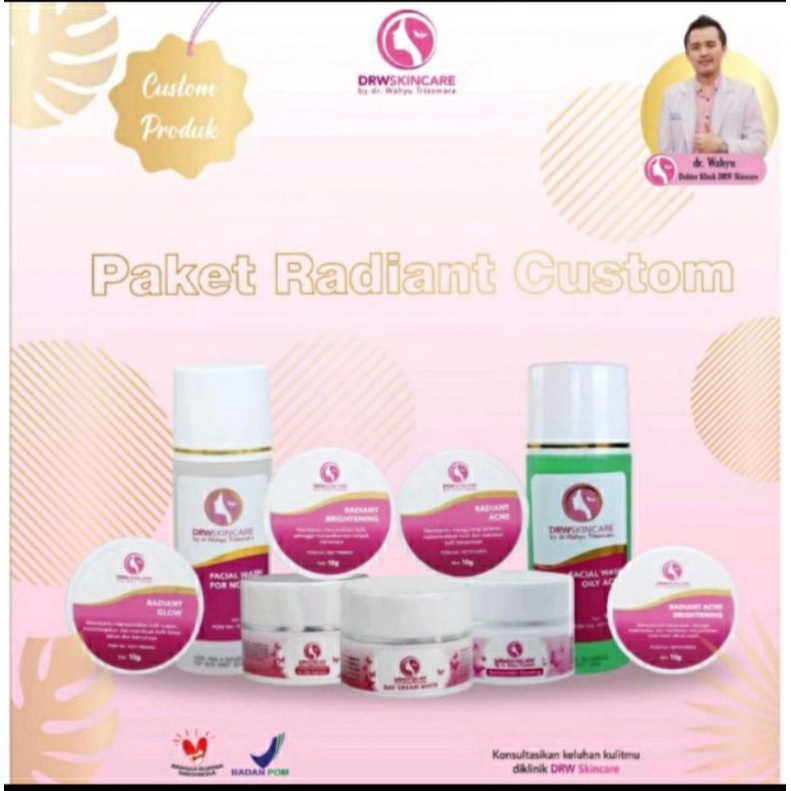 radiant acne drw skincare  radiant acne custom