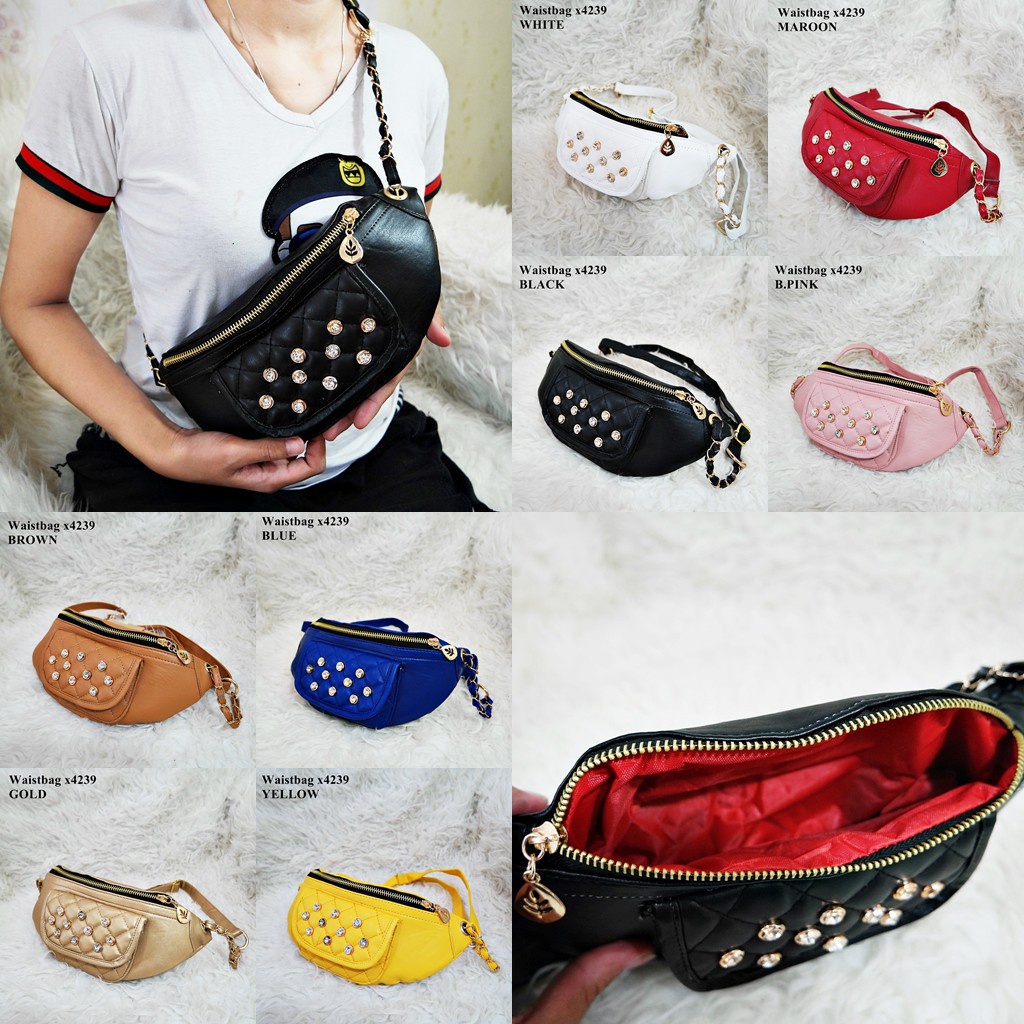 Waistbag Mutiara !! Tas 05-4239 Bag wanita Murah Fashion THR