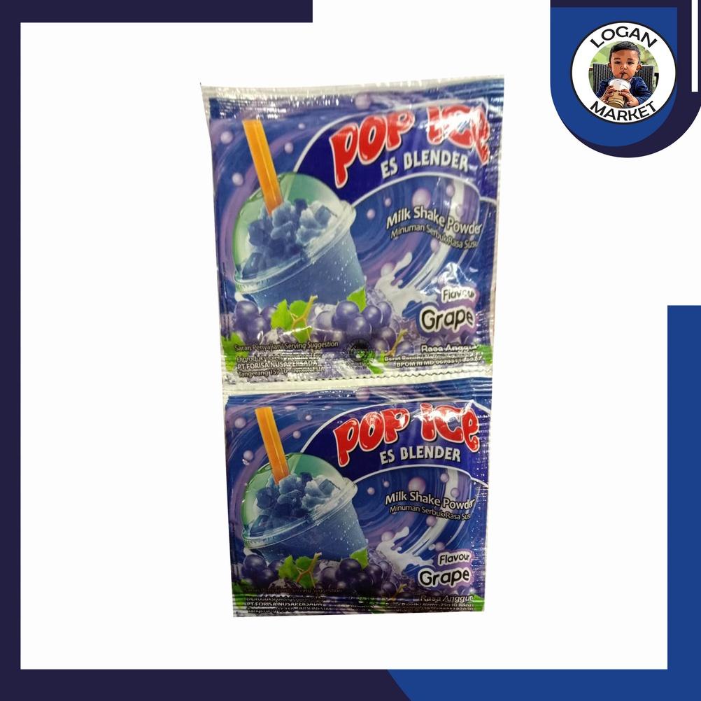 

(COD )NEW_PRODUCT Pop Ice Es Blender Anggur Renceng 10 Pcs Sachet 25gram 25 gram