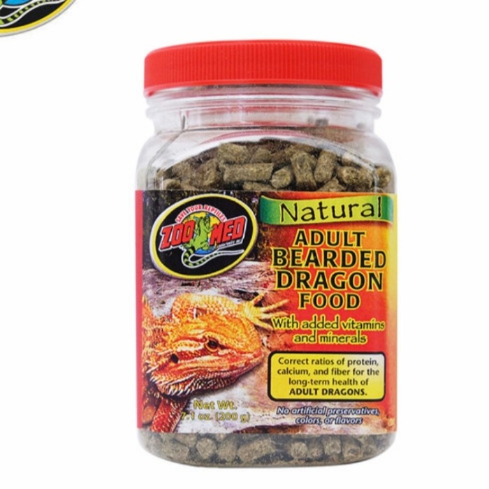 Zoomed natural adult bearded dragon food 200gr zoomed bearded dragon