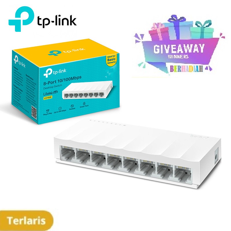 TPLink LS1008 Switch HUB 8 Port 10/100 TP-Link LS-1008 N5