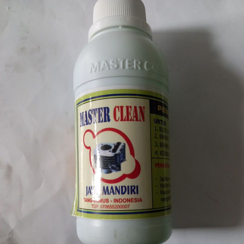 Master Clean 250ml Cairan Pembersih Blok Mesin Karat Atau Noda Cleaner