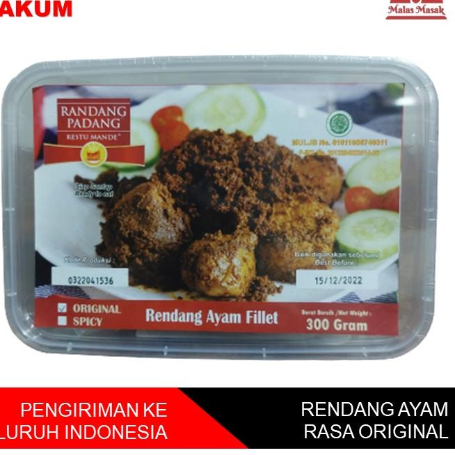 

☃ Rendang Ayam Restu Mande 300 gram ➶