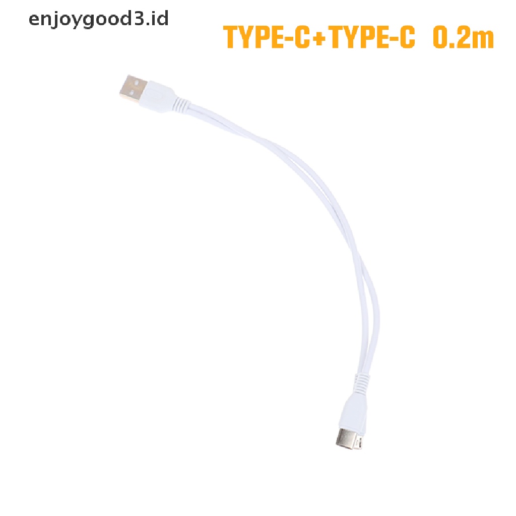 【 Rready Stock 】 2 In 1 USB Type C Micro USB C Cable Mobile Phone Fast Charging Cable For Huaiwei Samgsung Xiaomi Type C Charge Cord Wire Android TYPE-C Charging Cable （ ID ）