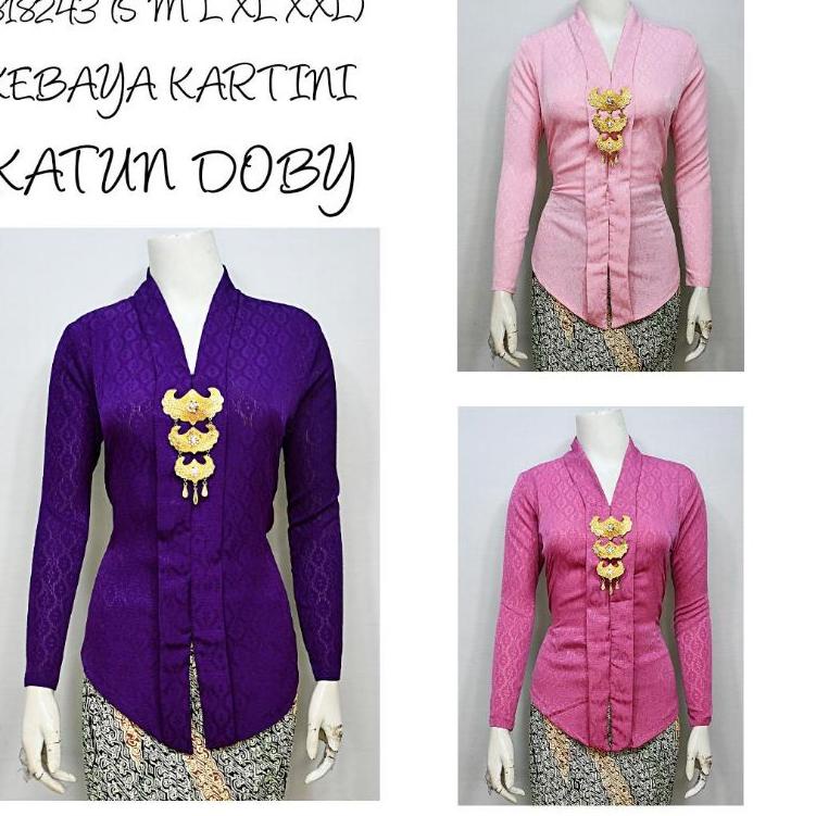 ❆ Indah KEBAYA MODERN KARTINI LENGAN PANJANG KATUN DOBY KEBAYA WISUDA KEBAYA KATUN KEBAYA AKAD KEBAY