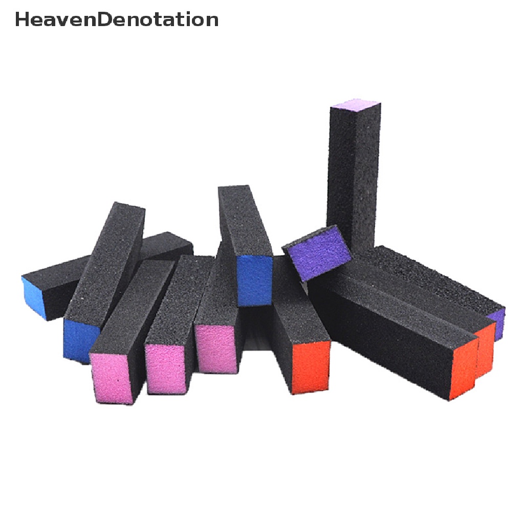 [HeavenDenotation] 10pcs Nail Art Shiner Buffer Buffing Block Sanding File Manicure Nail Art Tips HDV