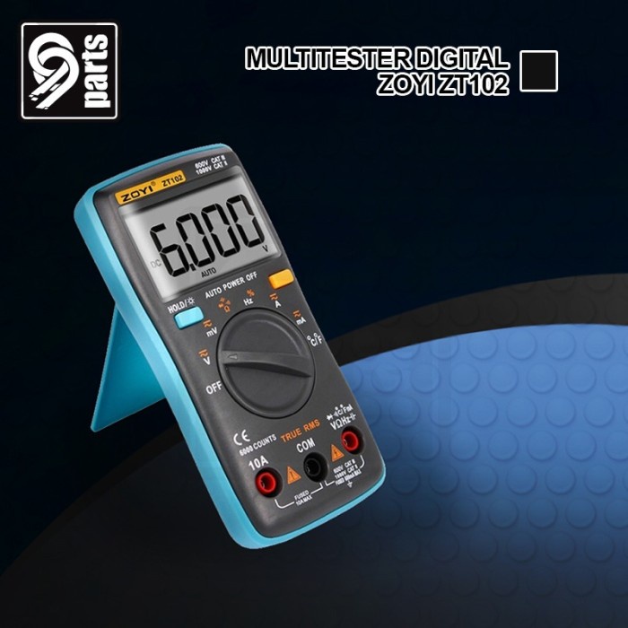 Listrik Multitester Digital Zotek Zt-102