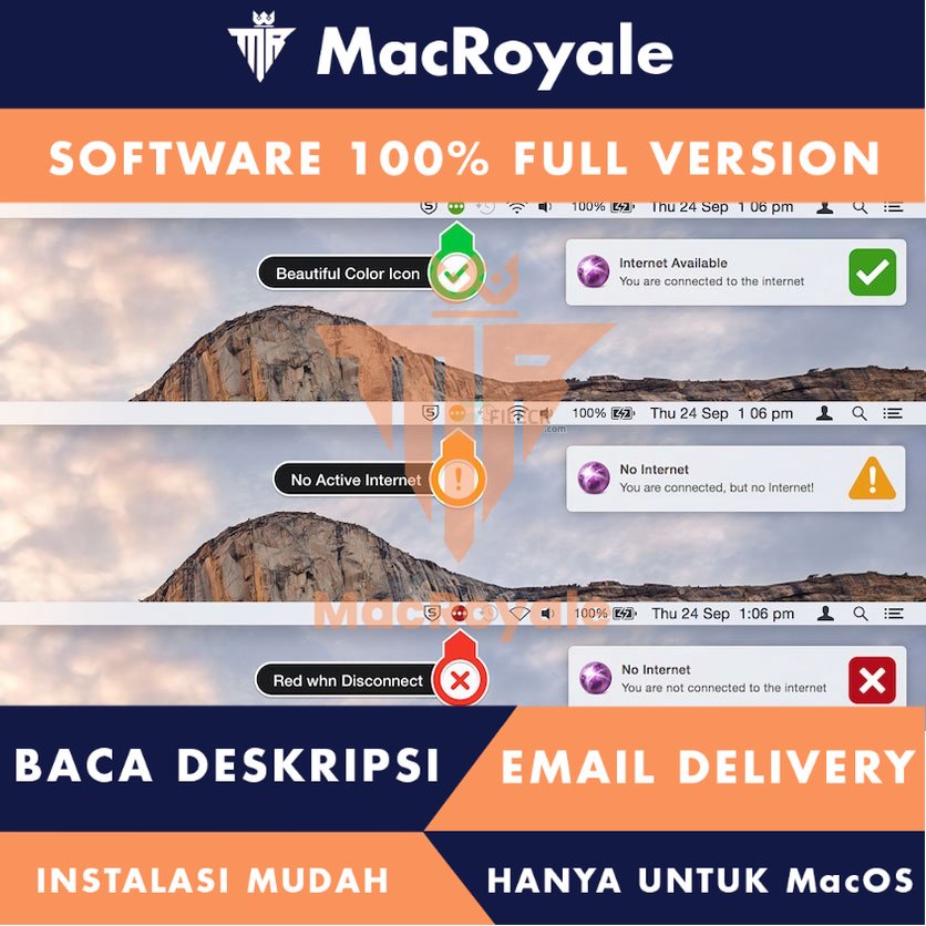 [MacOS] Internet Status Full Version Lifetime Full Garansi