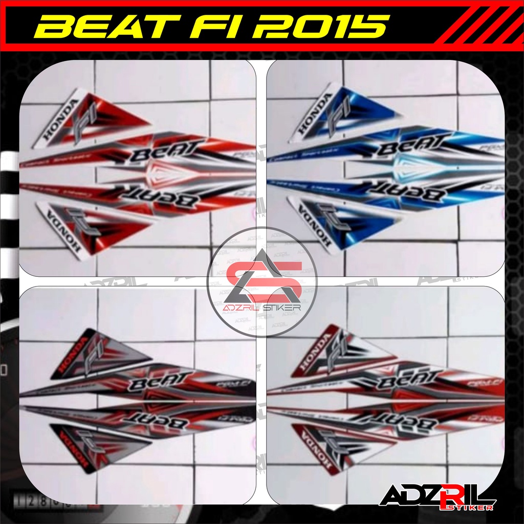 STRIPING HONDA BEAT FI 2015 /  STIKER LIS STANDAR / BEAT F1 / LIS BODY ORIAN  PABRIK BERKUALITAS / S