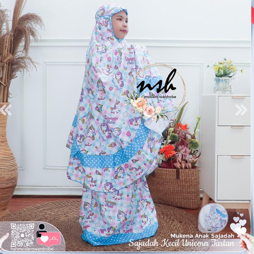 NEW STOCK [𝓷𝓼𝓱] Mukena Anak Tas Sajadah Kecil Aneka Motif Motif BT21 BTS