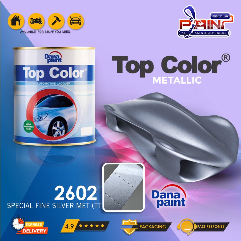 Top Color Metallic 2602 Special Fine Silver Met TT - Cat Duco