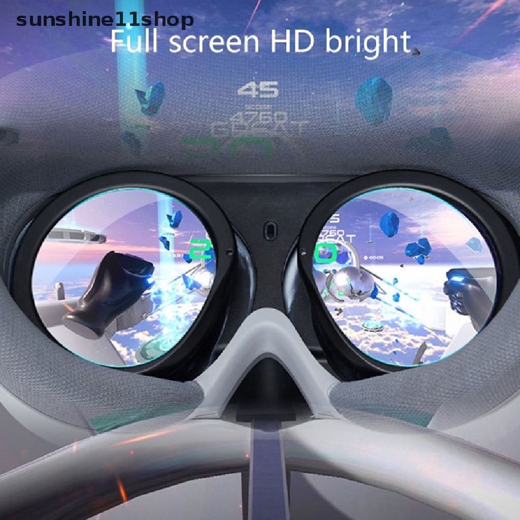 Sho Lembut TPU Pelindung Layar Untuk Pico 4kacamata Headset VR Blue Light Proof Film Curved Glasses Film VR Headset Aksesoris N