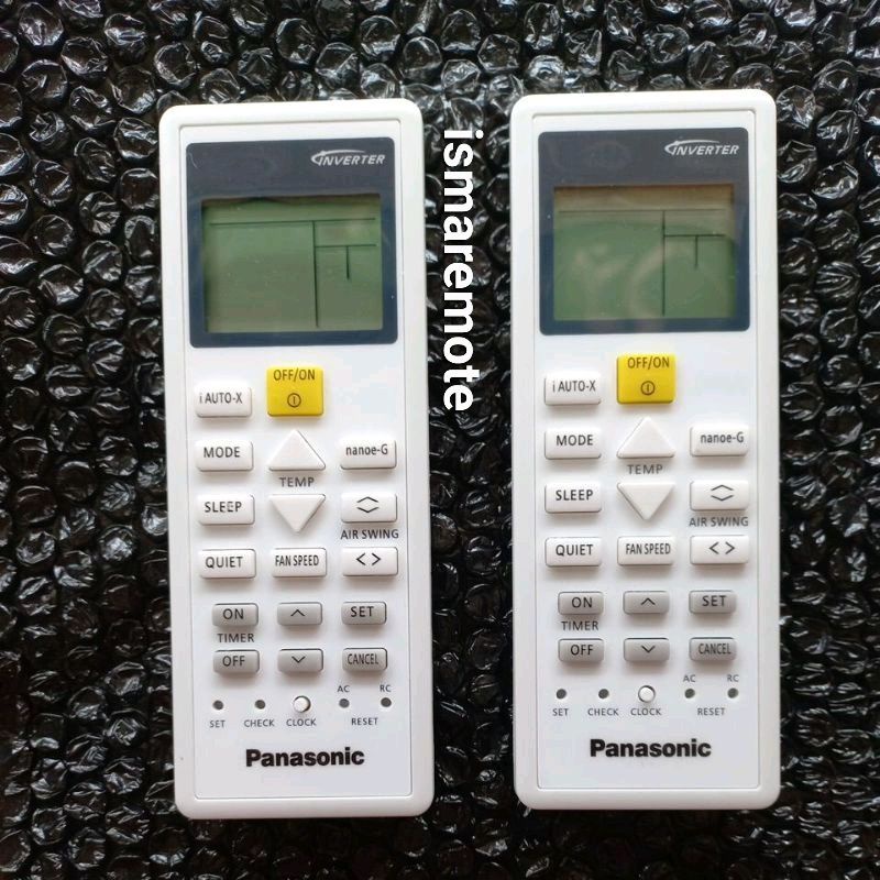 REMOTE REMOT AC PANA  SONIC INVERTER 02650 NANOE G