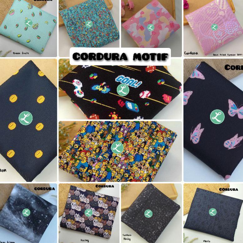 Terlaku.../ KAIN CORDURA MOTIF / BAHAN TAS CORDURA MOTIF / BAHAN WATERPROOF CORDURA