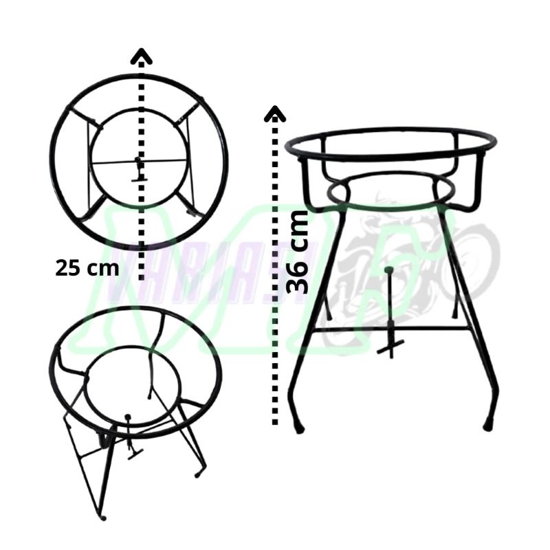 TUNGKU KOMPOR SEMAWAR / DUDUKAN KOMPOR GAS SEMAWAR / RANGKA KOMPOR MAWAR
