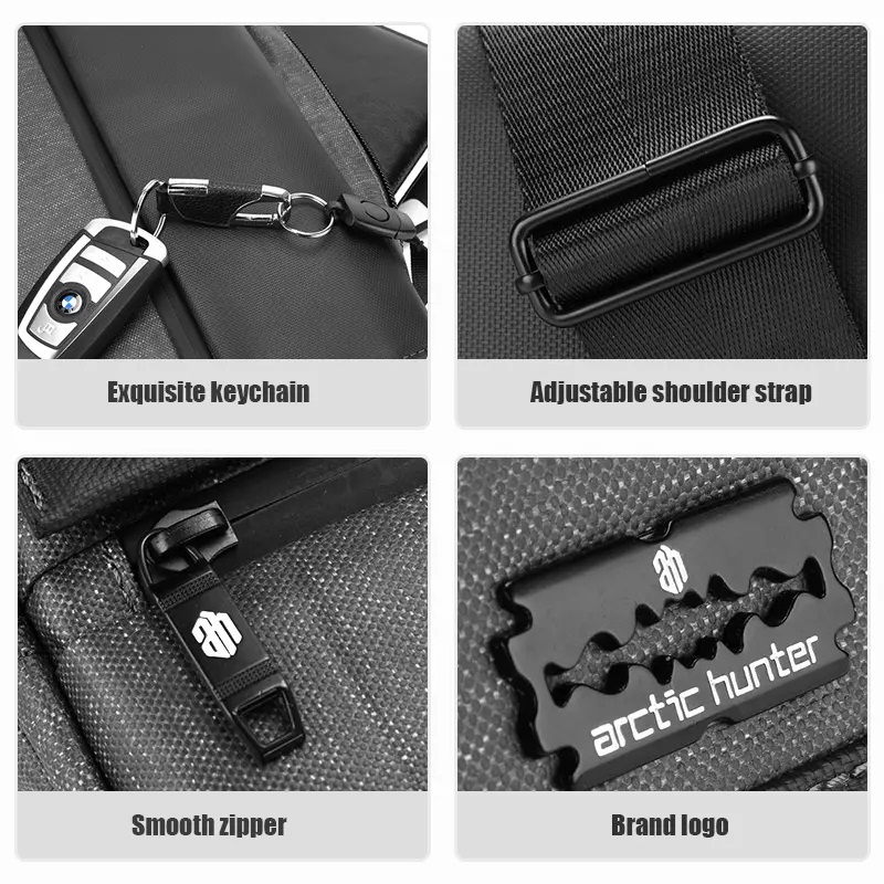 Arctic Hunter K00093 Tas Selempang Jinjing Kerja Bisnis Laptop 14