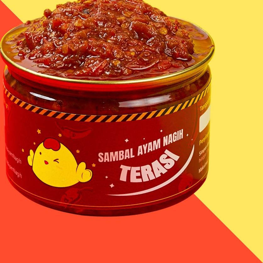

➩ SAMBAL NAGIH - Sambal Terasi Pecel khas angkringan Toples ✹