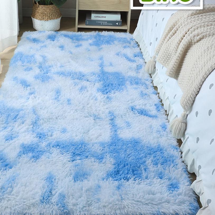 ➩ Karpet Bulu Anti Slip / Karpet Bulu Tebal Murah / Karpet Bulu Kekinian Minimalis / Karpet Bulat Be