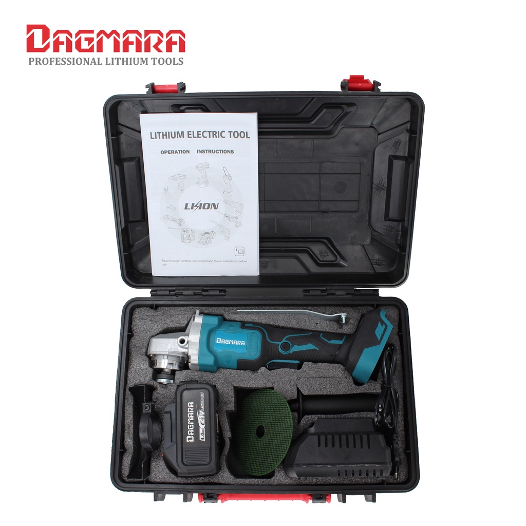 DAGMARA Mesin Gerinda Baterai Tangan / Cordless Angle Grinder