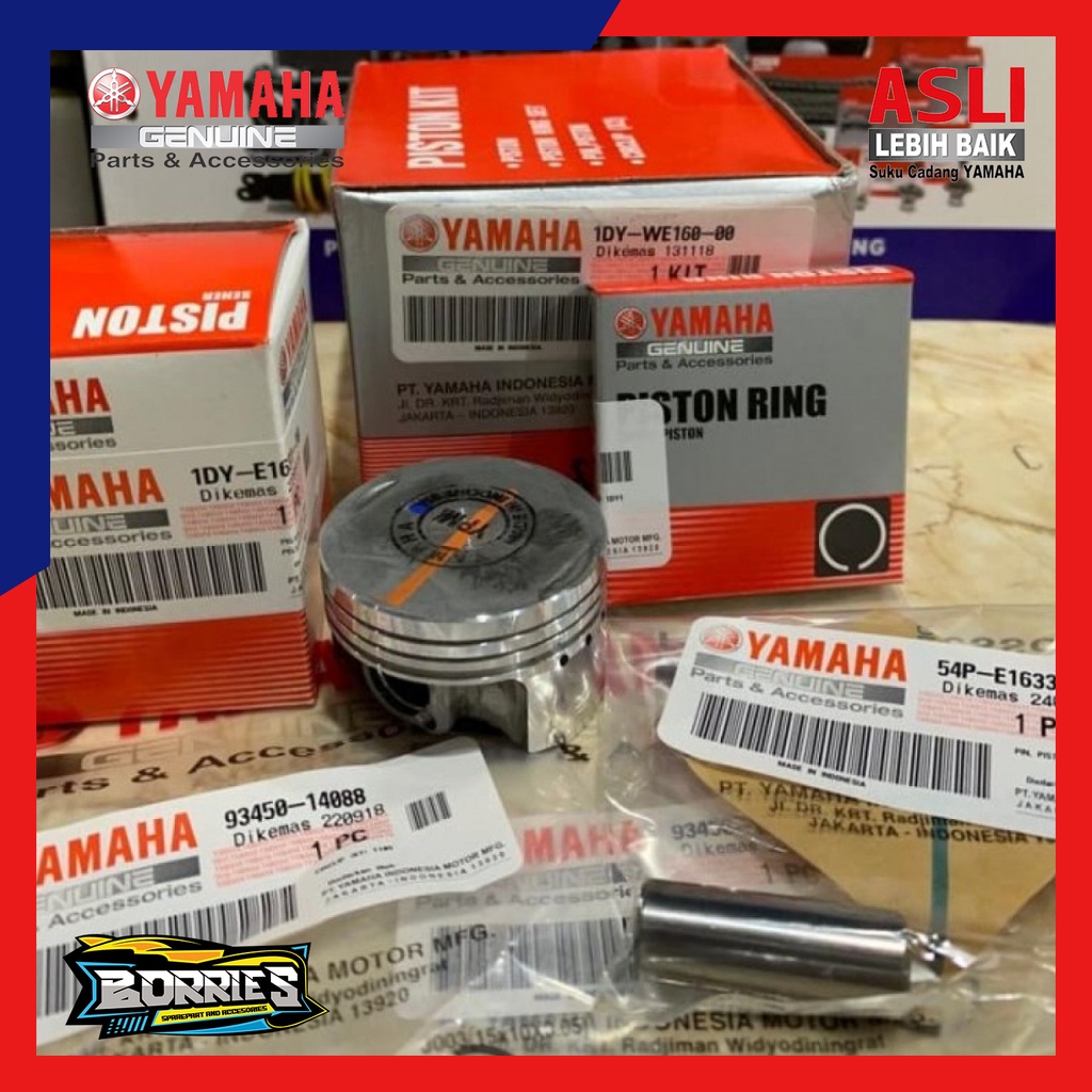 PISTON KIT JUPITER Z1 FORCE FI INJEKSI ASLI ORI YAMAHA 1DY-WE160-00