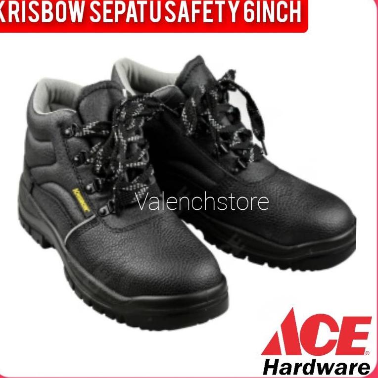 Sepatu Safety Krisbow Arrow 6inch / krisbow sepatu pengaman arrow (KODE V4791)
