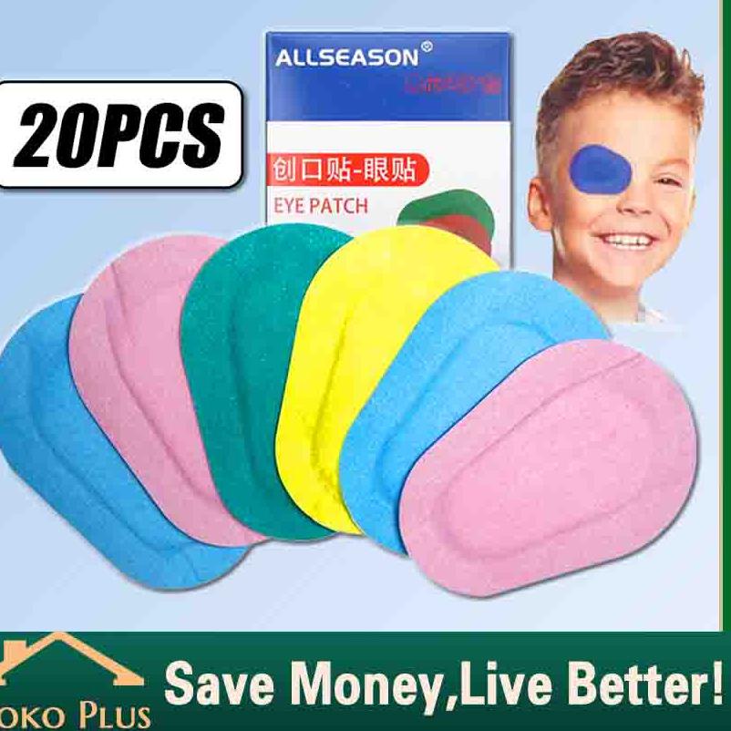 ☑ 20Pcs Opticlude Orthoptic Eye Patch Junior/Regular Eye Patch Penutup Mata Malas Amblyopia Plester 