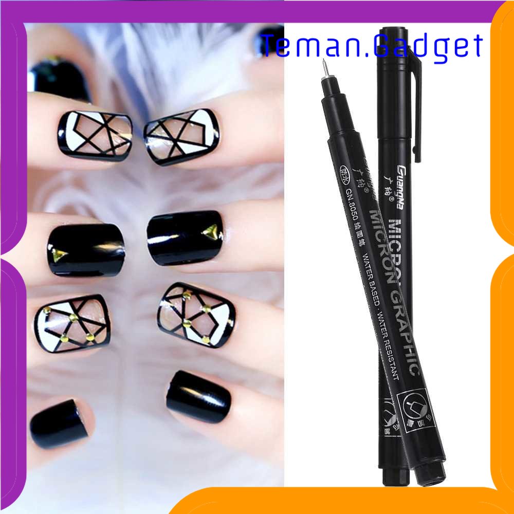 TG - PRW GUANGNA Pena Kuku Nail Art Micron Graphic Pen 0.05mm - GN8050