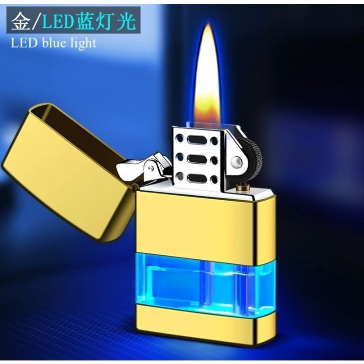 Korek Api Gas Ada Denting Vintage Transparant Lighter Classic murah