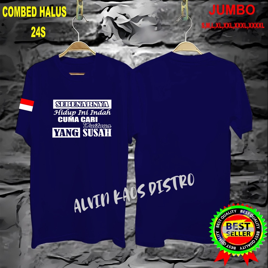 APPS Promo Diskon Kaos BENDERA SEBENARNYA DHP INI INDAH Kaos Terlaris Kualitas Terjamin/Kaos Murah /Pakaian Pria pakaian Wanita/Kaos Distro Pria Kaos Promo