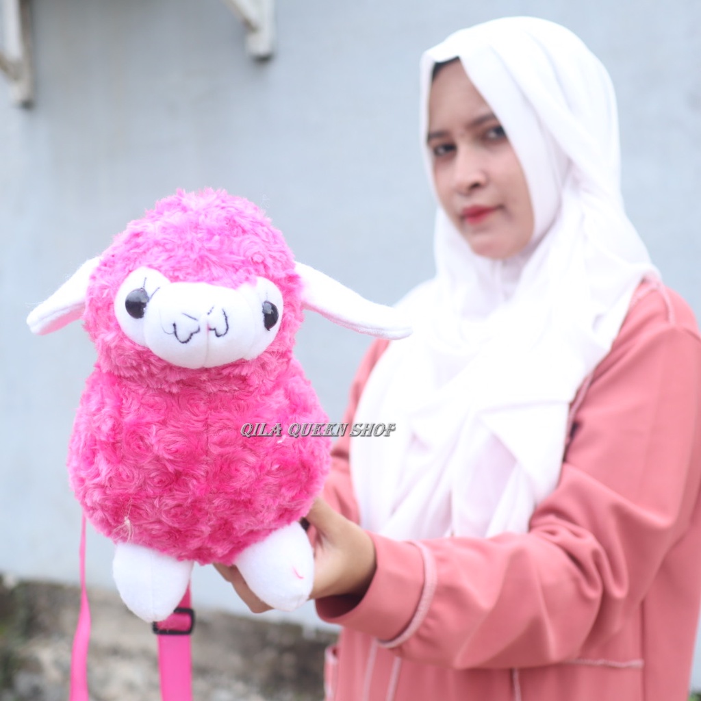 TAS BONEKA KAMBING MURAH, TERLARIS BISA COD