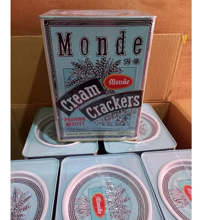 

✦ Monde Cream Crackers 1.2kg/ Kaleng Monde 1200gram ✿