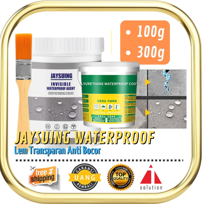 

Tape Jaysuing Lem Transparan Anti Bocor 100G - Sealant Invisible Waterproof