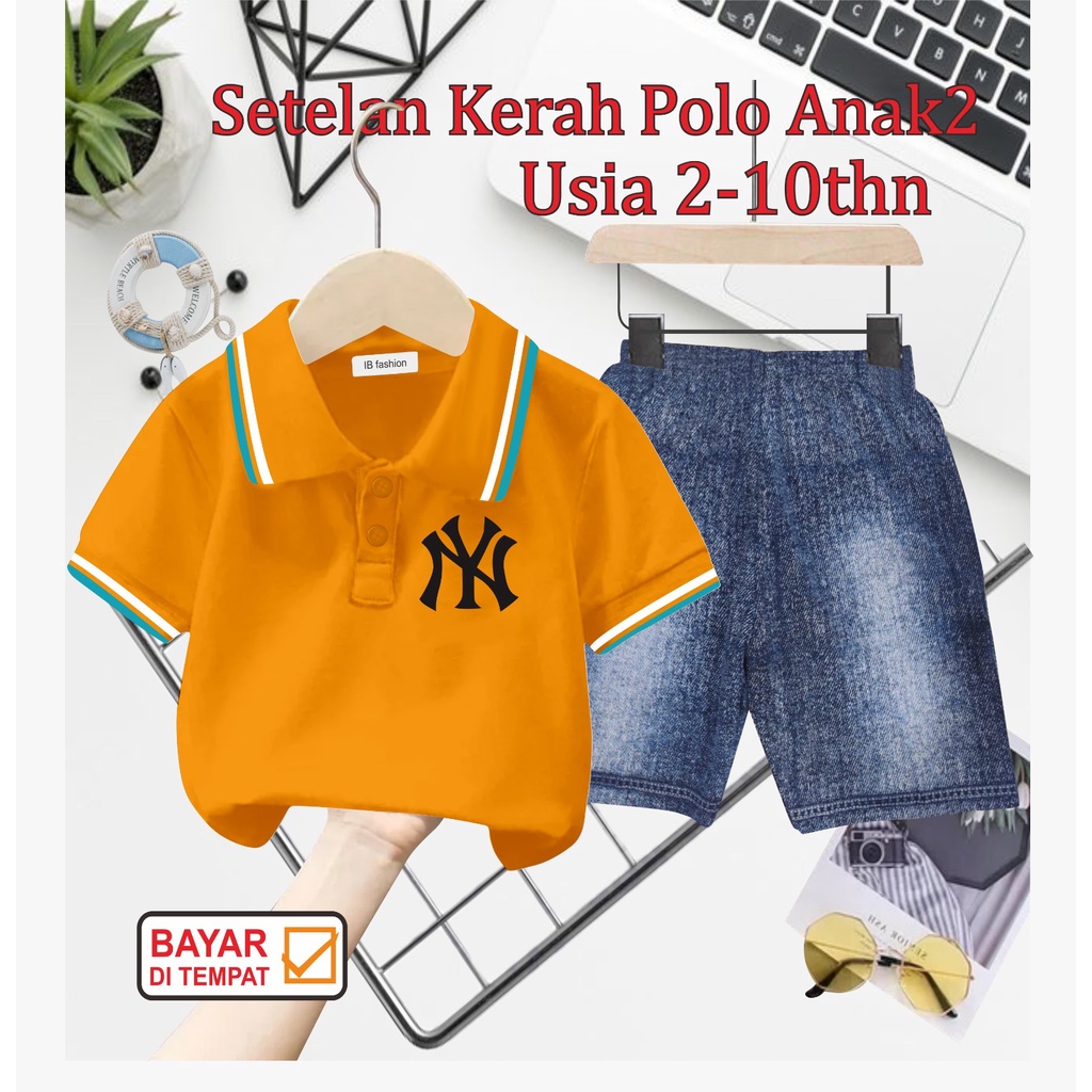 ((IB))SETELAN ANAK2 KERAH POLO/NJ DIGITALSABLON