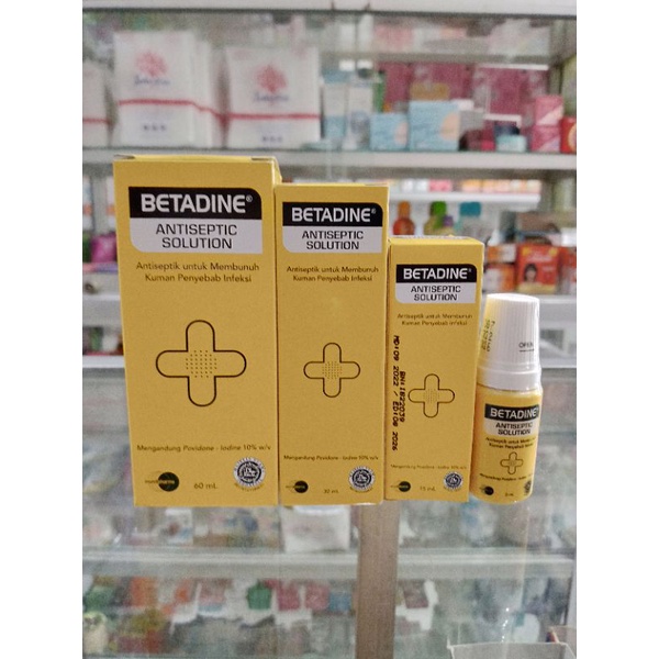 BETADINE ANTISEPTIC SOLUTION 5 ML | 15 ML | 30 ML | 60 ML