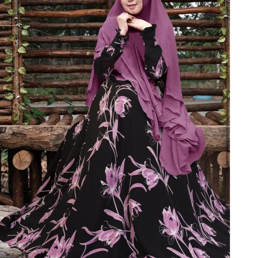 ☆ Arista Gamis set khimar ⅍