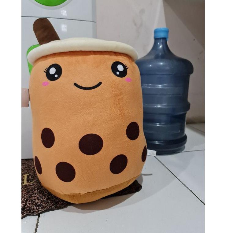 HARGA TERMURAH DREAMTOYS96 Boneka Boba Jumbo Bubble Milk Tea Pearl Brown Sugar 14" Nanas Strawberry 