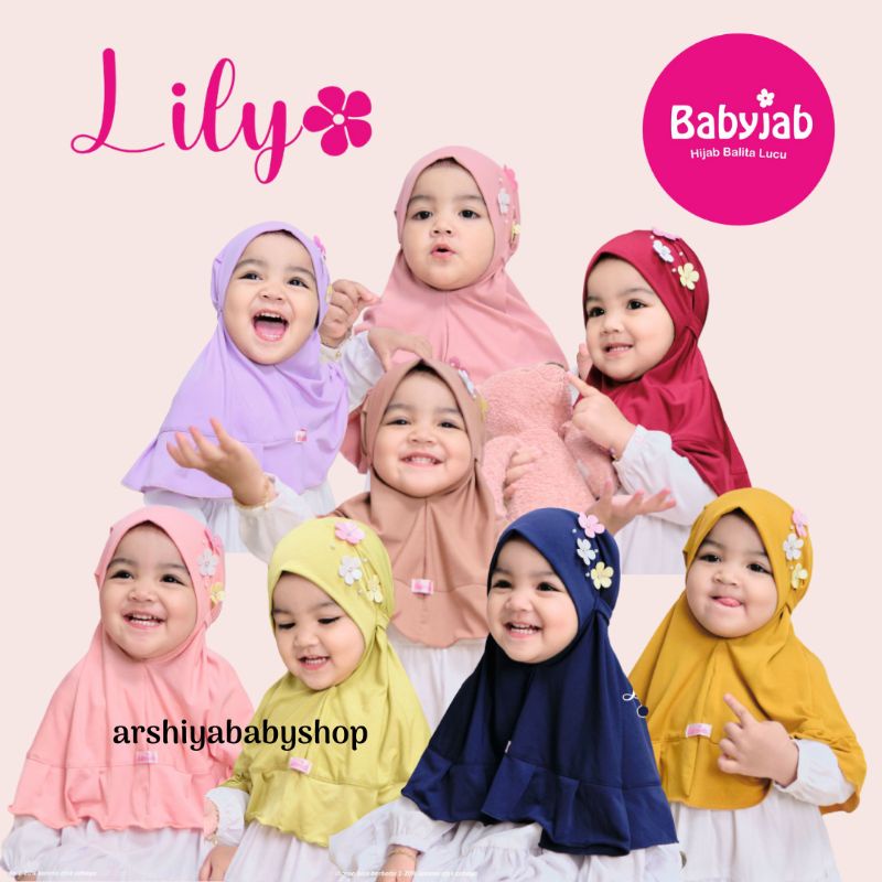 Kerudung Anak Jilbab Anak Bayi Perempuan Babyjab Lily Hijab Anak Perempuan Terbaru Terlaris Cantik K