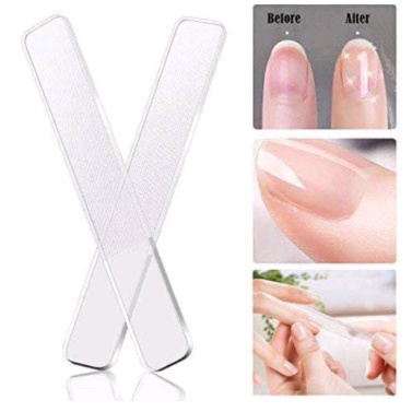 Pengkilap Kikir Kuku Kaca Nano Glass Nail File Manicure Nail Art Glow