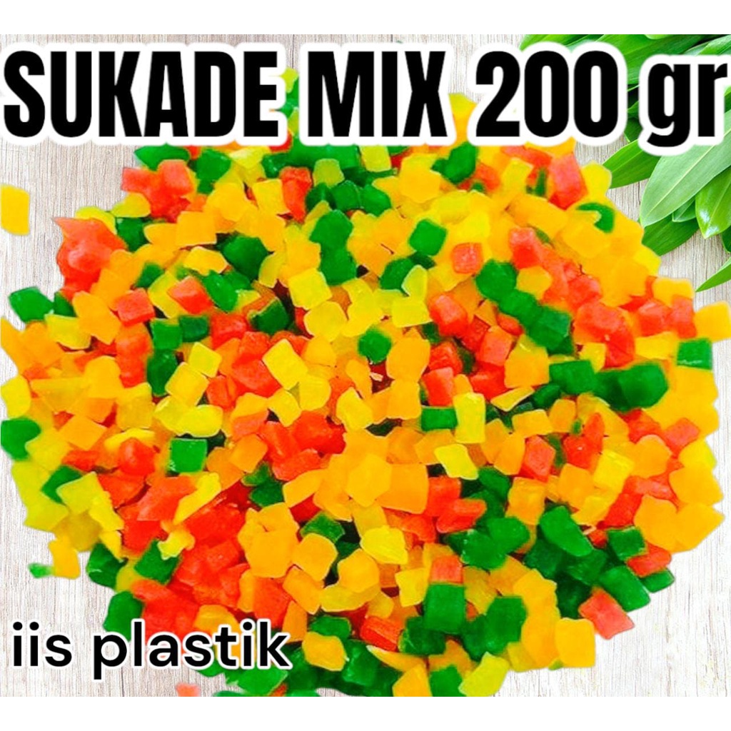 Sukade 200gram Campur 4 Warna MIX