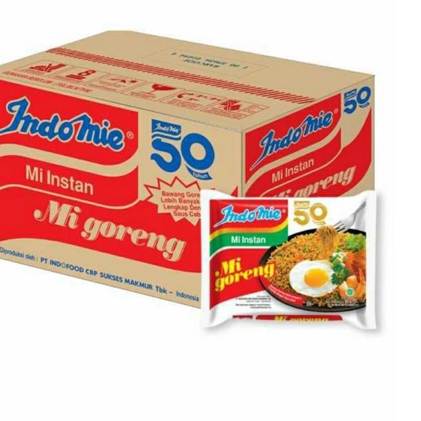 ➦ INDOMIE GORENG INSTAN 1 DUS ☝