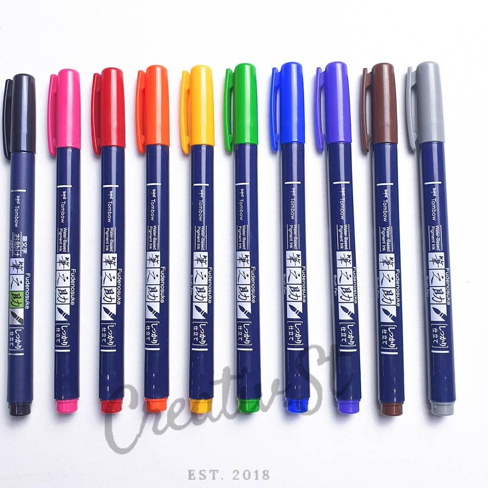 

Grosir Spesial Tombow Fudenosuke Brush Pen Hard Tip