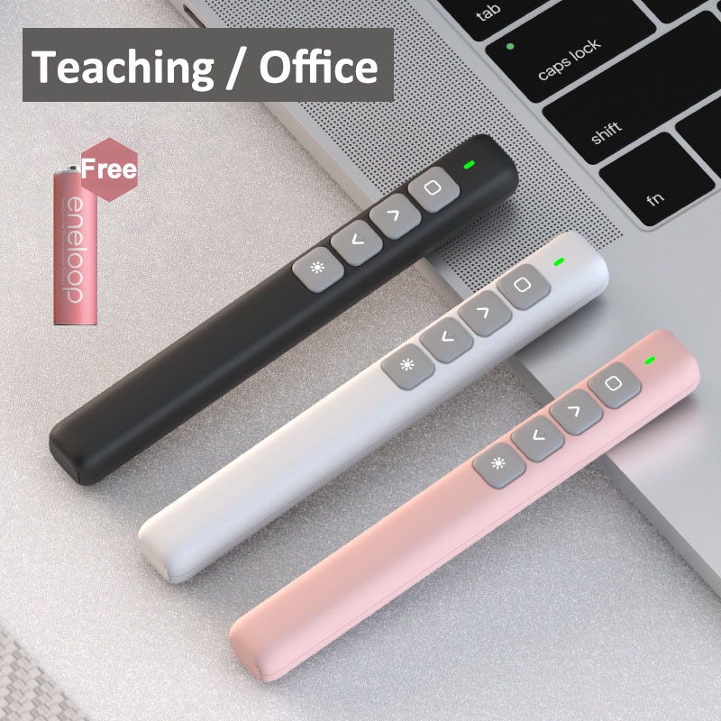 WIRELESS PRESENTER POINTER PEN REMOTE CONTROL LASER POINTER PEN FOR PRESENTATION 2.4GHz