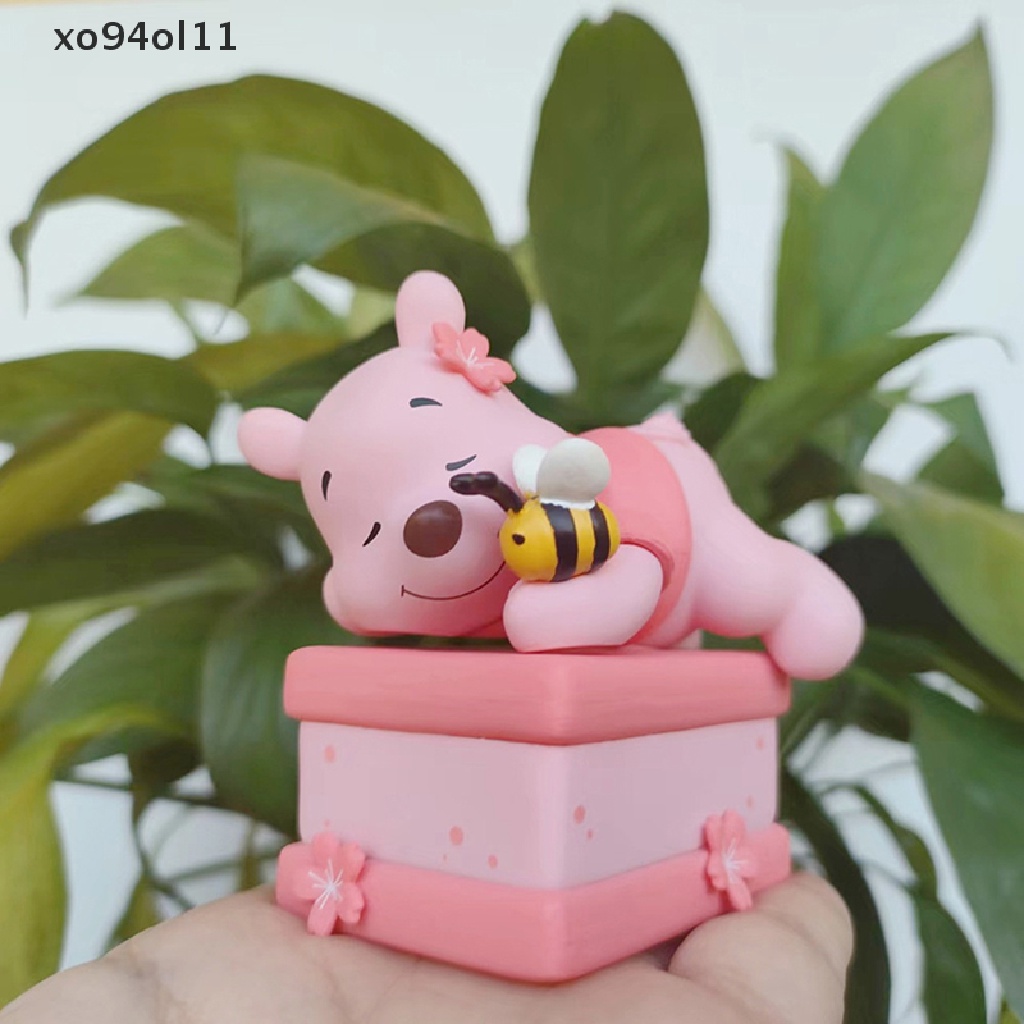 Xo Disney Anime Figure Winnie-The-Pooh Eeyore Piglet Q Version Boneka Peripherals Mainan OL