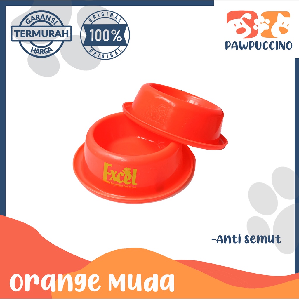 Single Pet Bowl anti semut/Tempat makan Kucing anjing &quot;EXCEL&quot;