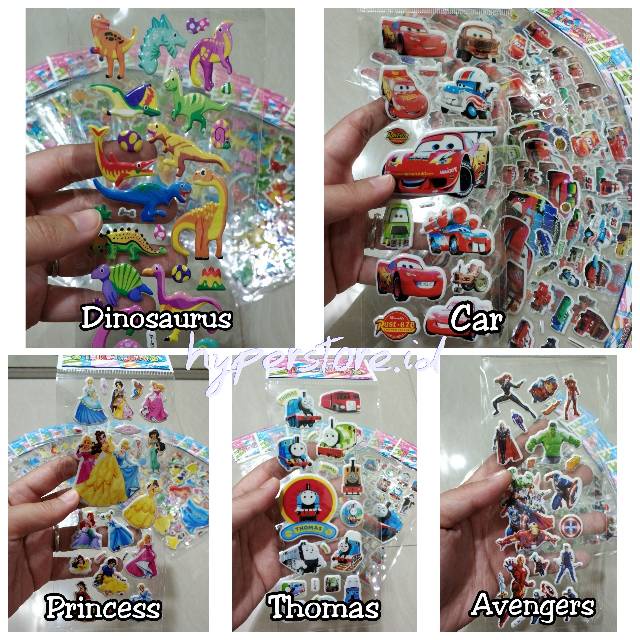 STICKER ANAK KARAKTER KARTUN LUCU - STIKER REWARD