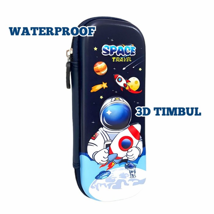 

Kotak Pensil 3D Timbul Cowok Astronot Spacetravel tempat pensil import - KP SPACETRAVEL