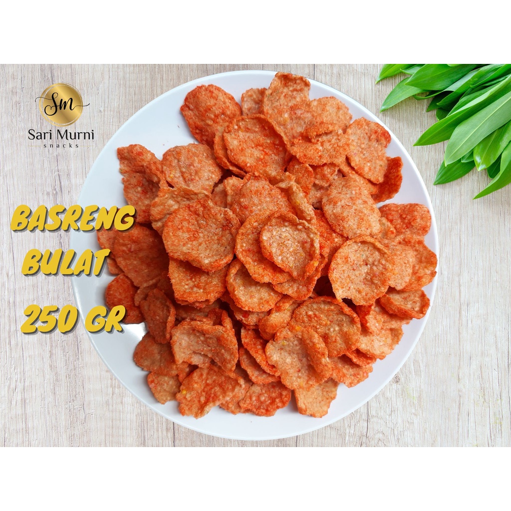

Basreng Bulat Pedas (250GR) / Basreng Renyah