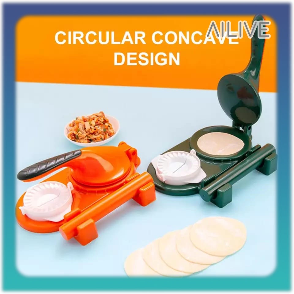 Cetakan Pangsit 3in1 Alat Press Dumpling Cetakan Adonan Pangsit Manual Handmade Pangsit Dimsum Dumpling